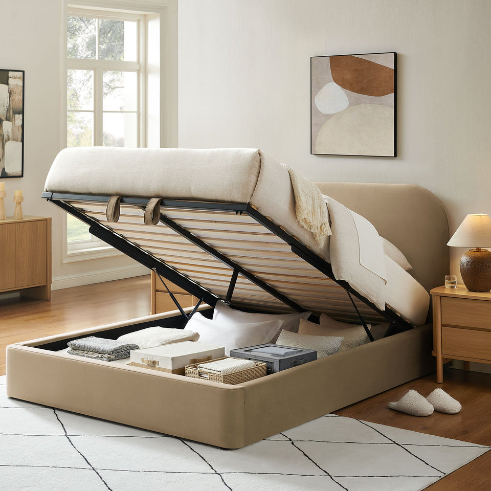 Keynote Performance Velvet Storage Platform Bed Frame by Modway
