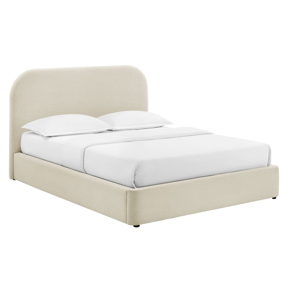 Keynote Fabric Upholstered Storage Platform Bed Frame by Modway