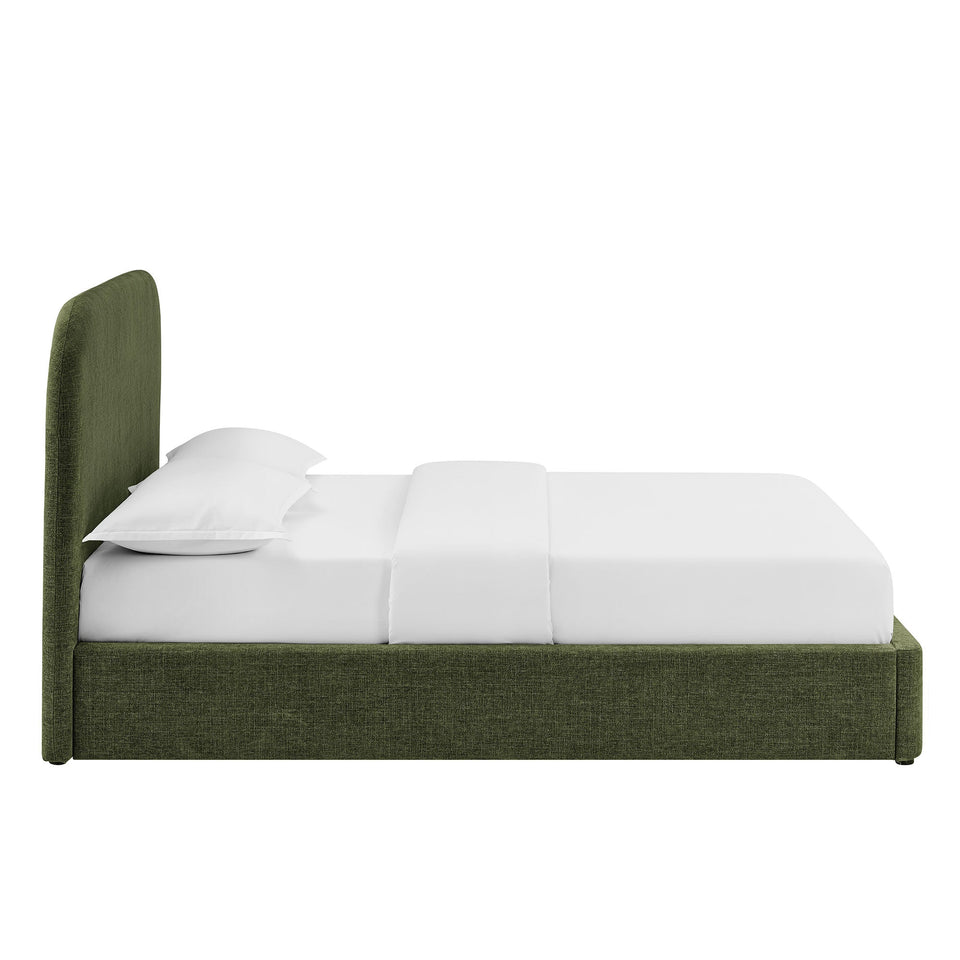 Keynote Fabric Upholstered Storage Platform Bed Frame by Modway