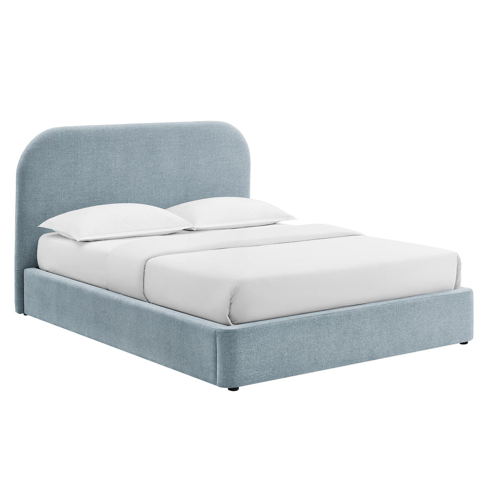 Keynote Fabric Upholstered Storage Platform Bed Frame by Modway
