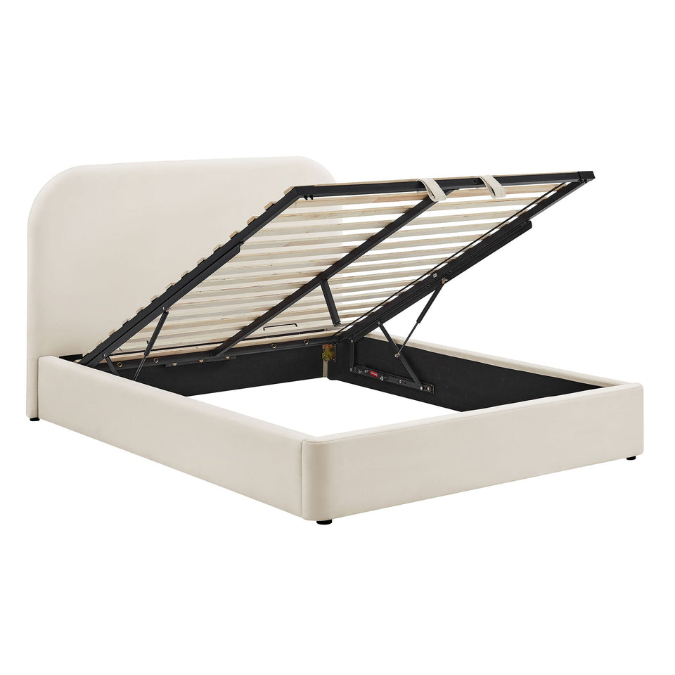 Keynote Performance Velvet Storage Platform Bed Frame by Modway