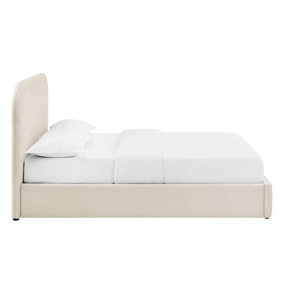 Keynote Performance Velvet Storage Platform Bed Frame by Modway