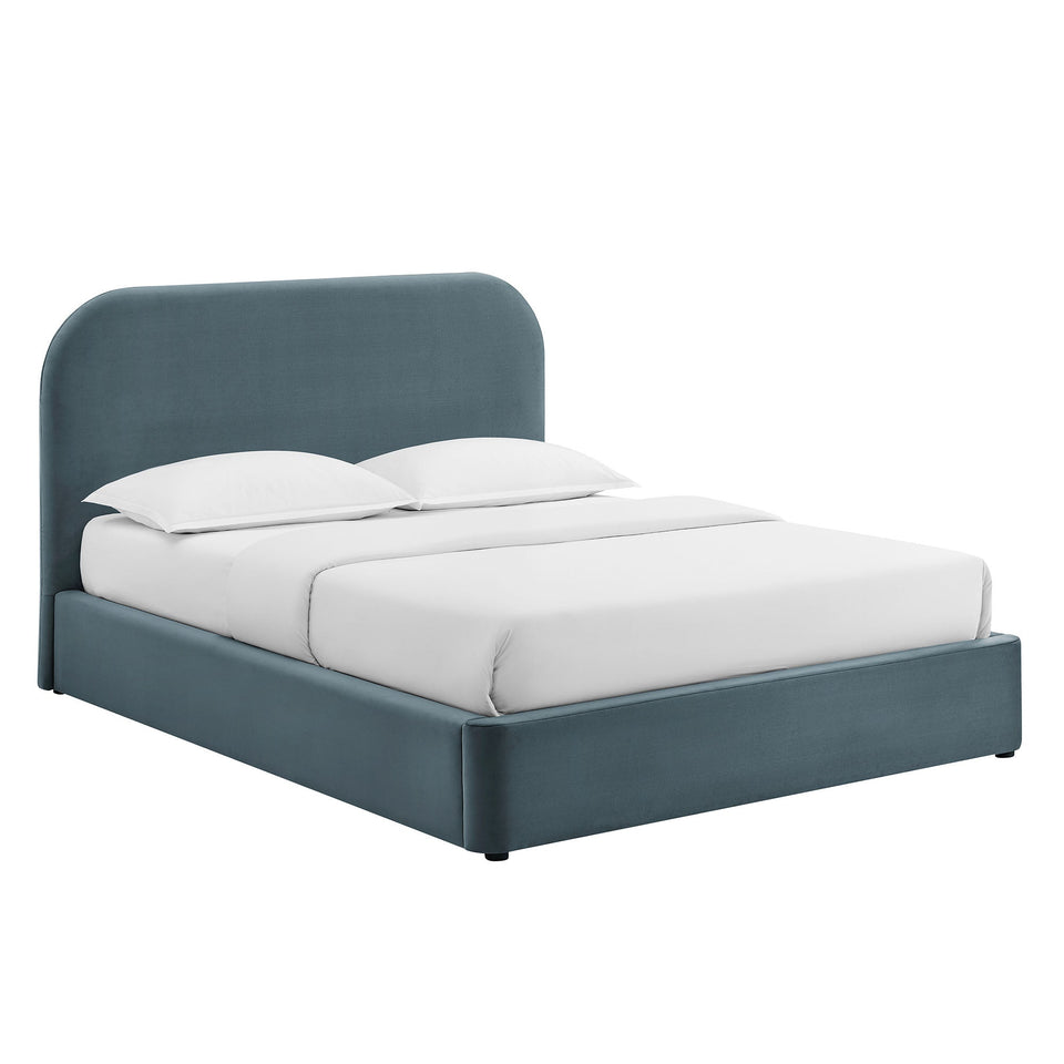Keynote Performance Velvet Storage Platform Bed Frame by Modway