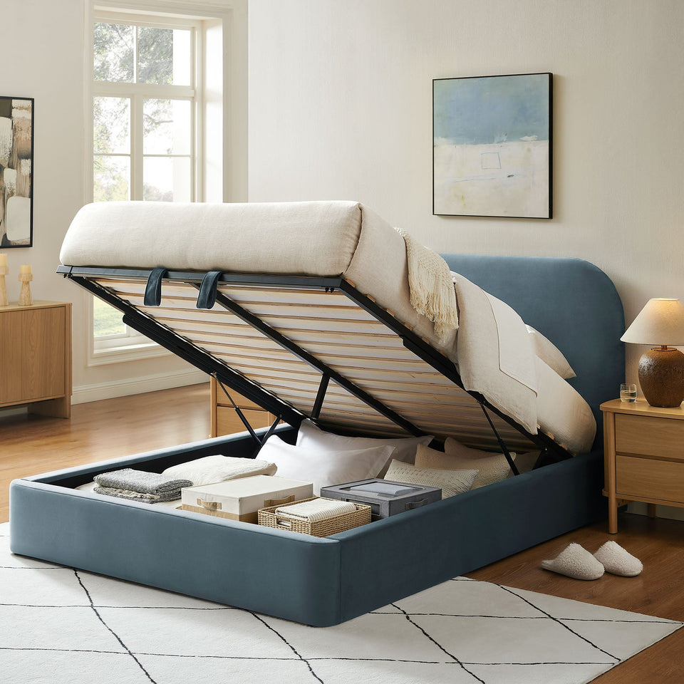 Keynote Performance Velvet Storage Platform Bed Frame by Modway