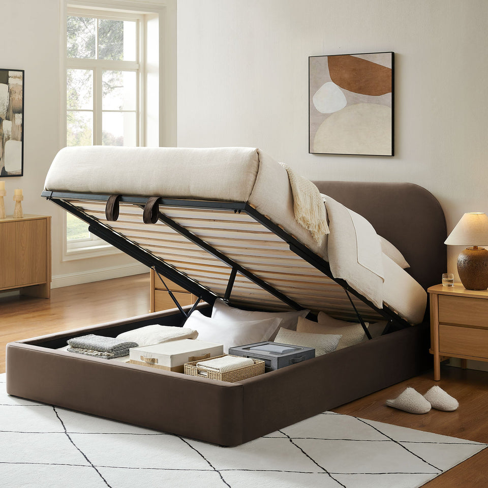 Keynote Performance Velvet Storage Platform Bed Frame by Modway