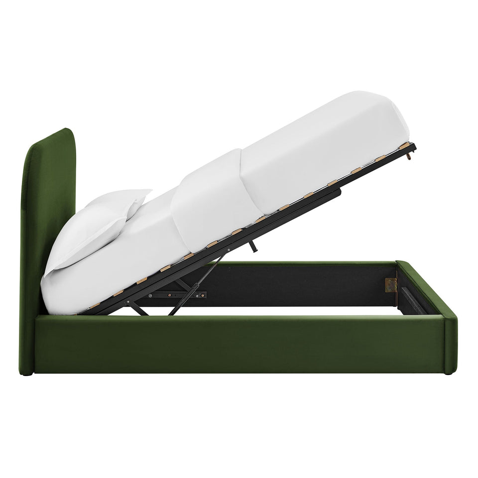 Keynote Performance Velvet Storage Platform Bed Frame by Modway
