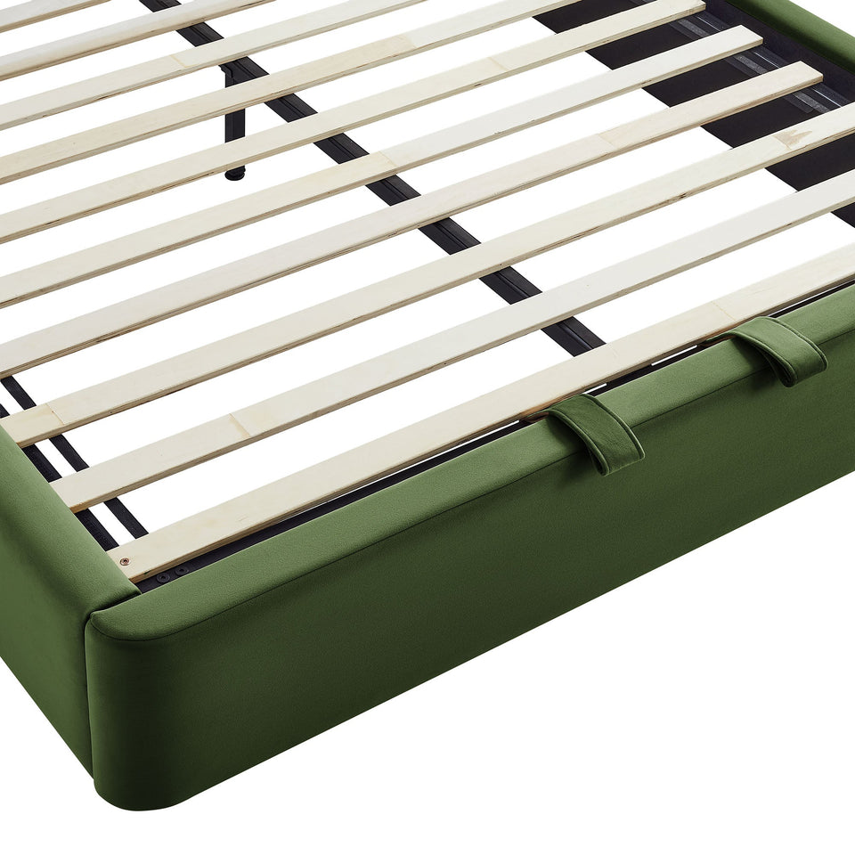 Keynote Performance Velvet Storage Platform Bed Frame by Modway