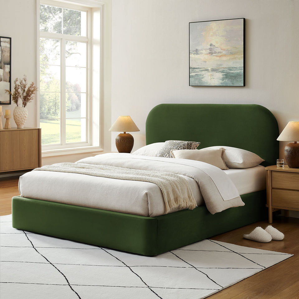 Keynote Performance Velvet Storage Platform Bed Frame by Modway
