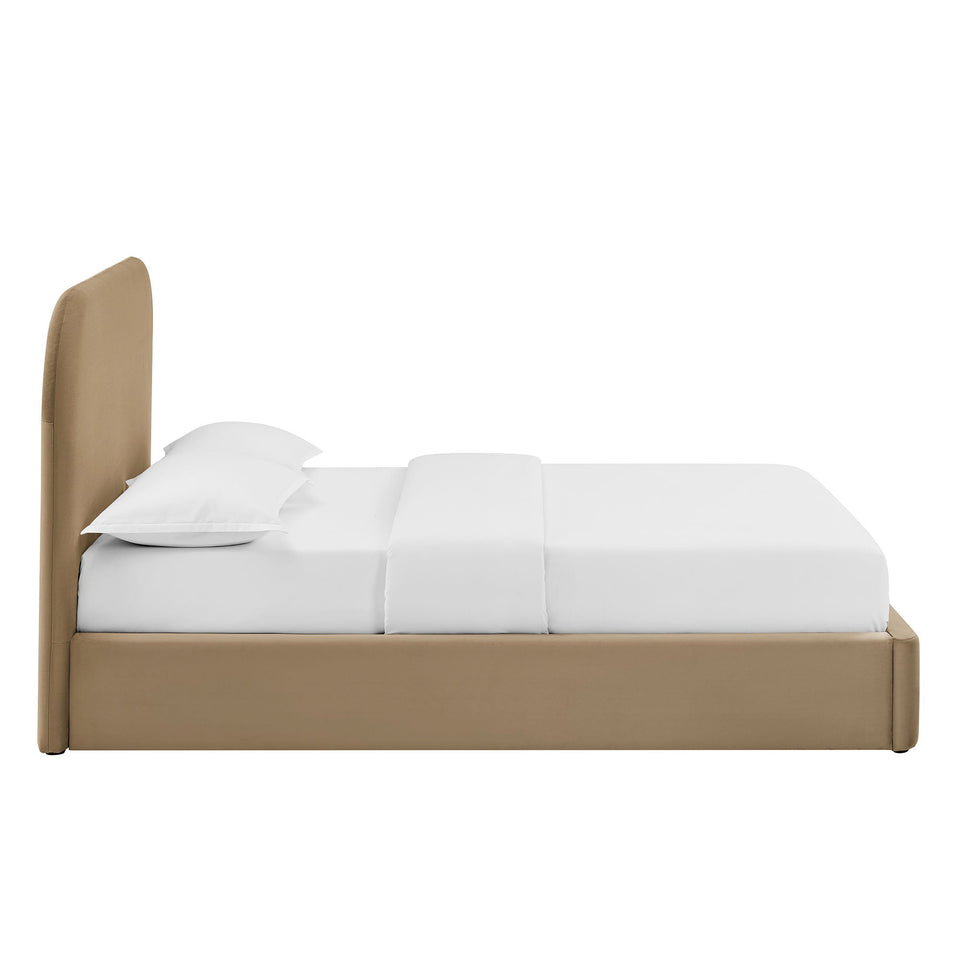 Keynote Performance Velvet Storage Platform Bed Frame by Modway