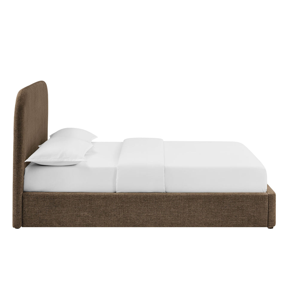 Keynote Fabric Upholstered Storage Platform Bed Frame by Modway