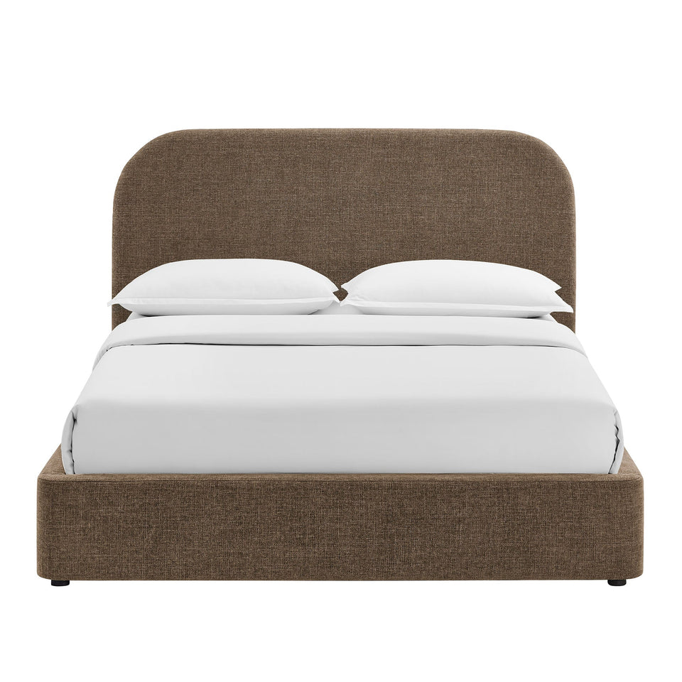 Keynote Fabric Upholstered Storage Platform Bed Frame by Modway