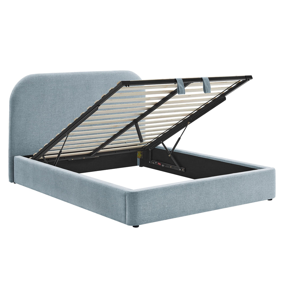 Keynote Fabric Upholstered Storage Platform Bed Frame by Modway