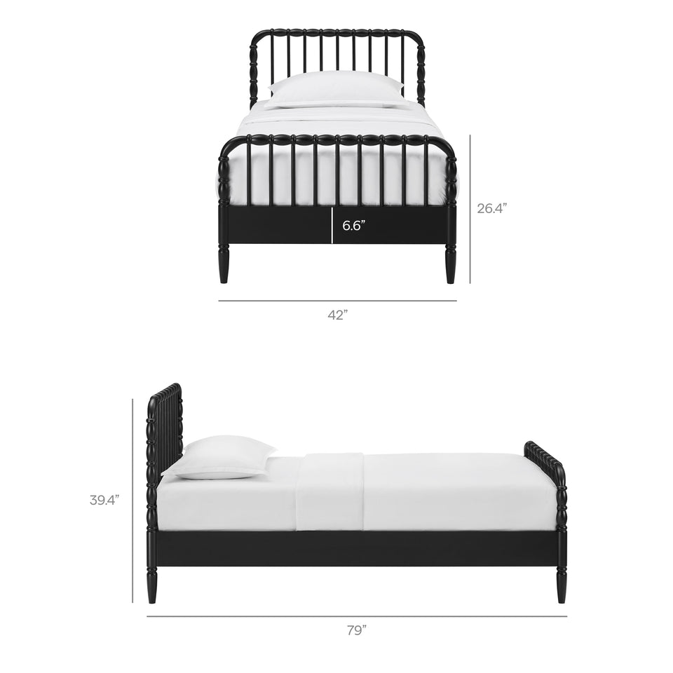 Arlette Twin Size Wood Spindle Bed Frame by Modway