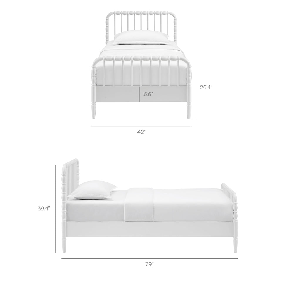 Arlette Twin Size Wood Spindle Bed Frame by Modway