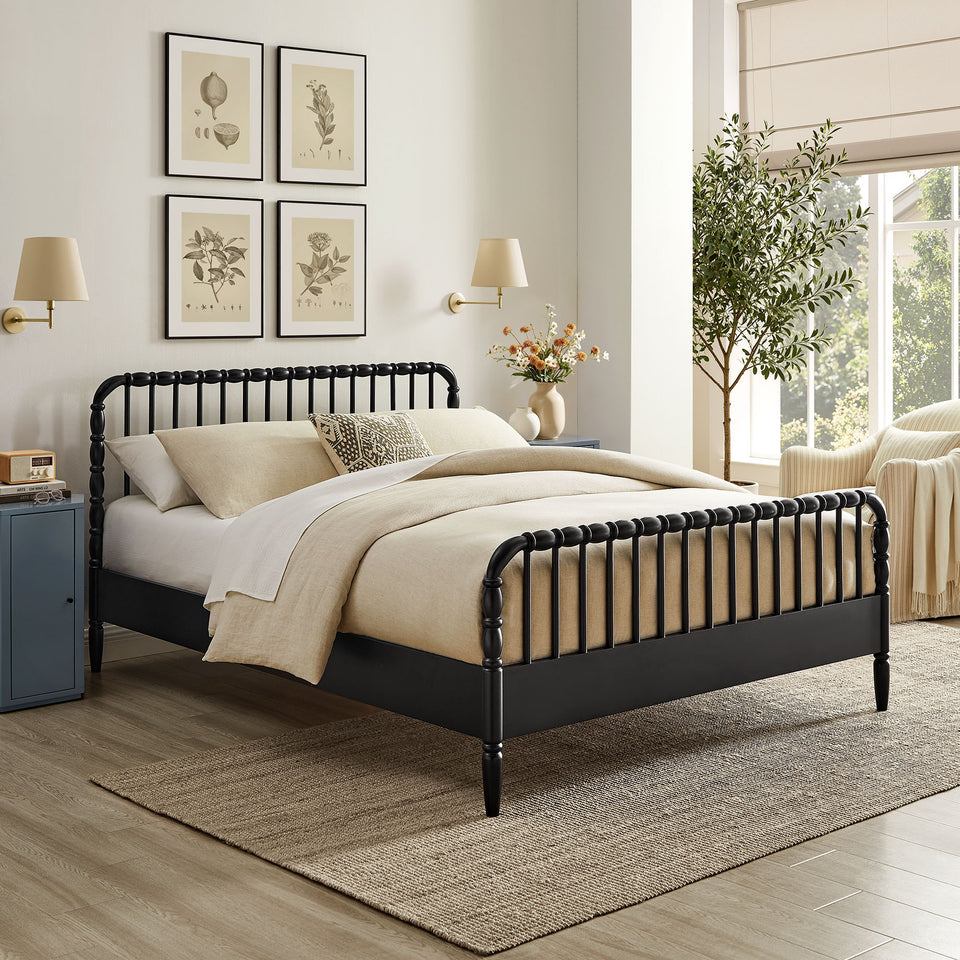 Arlette Full Size Wood Spindle Bed Frame by Modway