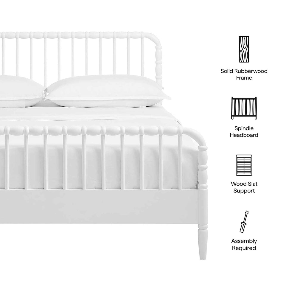 Arlette Full Size Wood Spindle Bed Frame by Modway