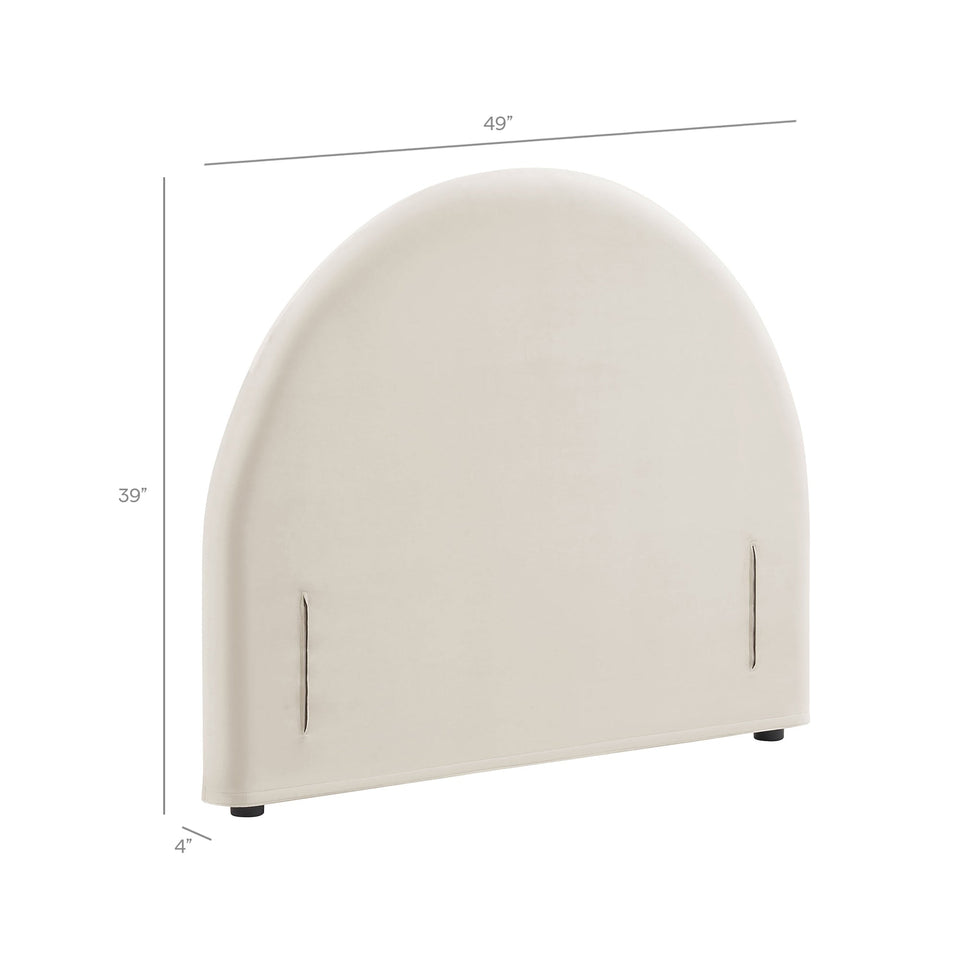 Modway Resort Performance Velvet Arched Headboard by Modway
