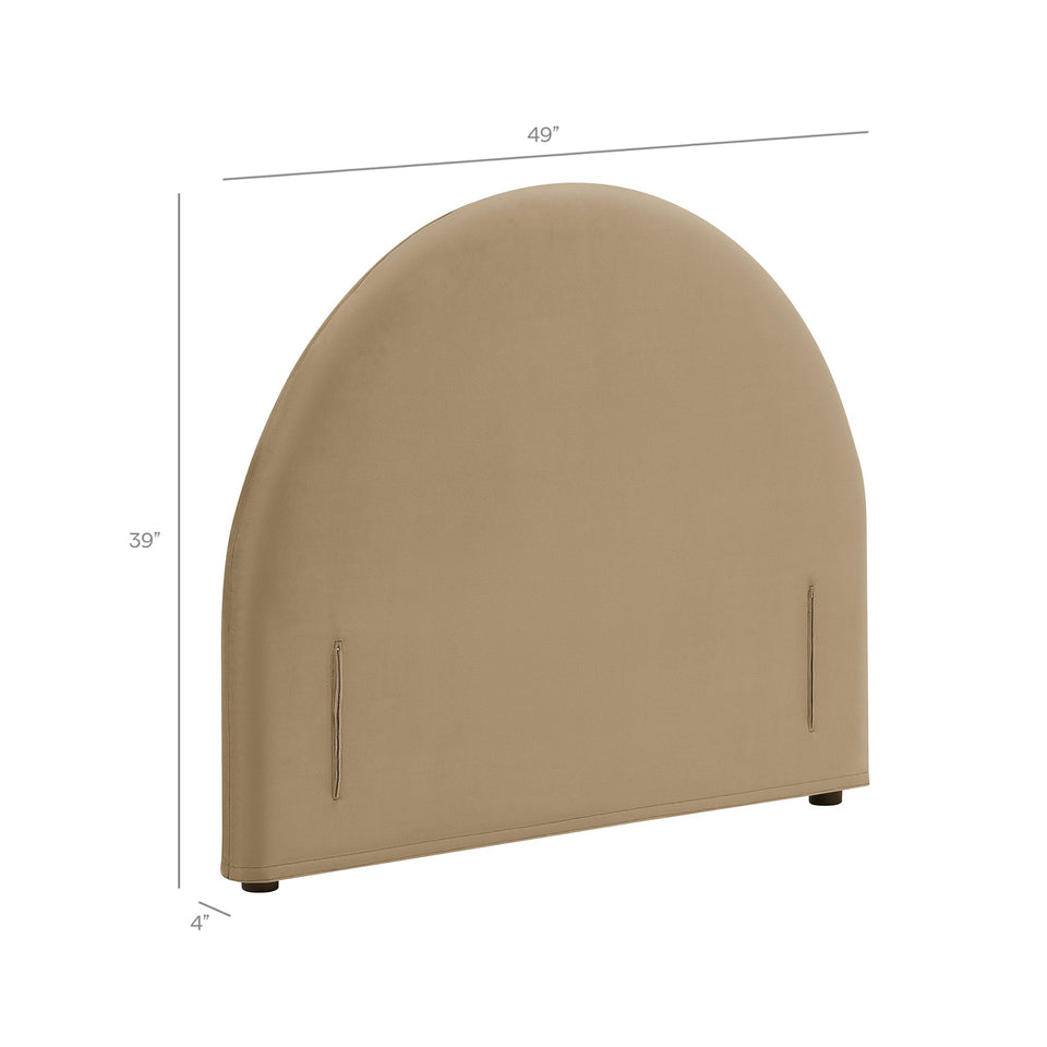 Modway Resort Performance Velvet Arched Headboard by Modway