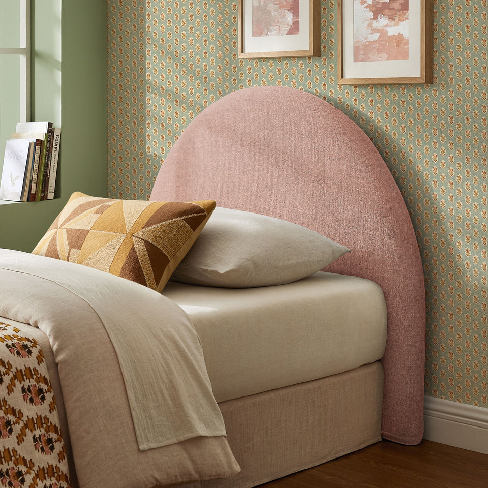 Modway Resort Queen Woven Upholstered Fabric Arched Headboard by Modway