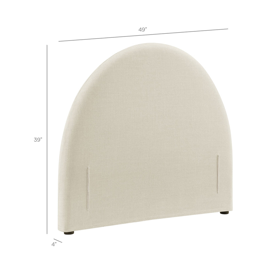 Modway Resort Queen Woven Upholstered Fabric Arched Headboard by Modway
