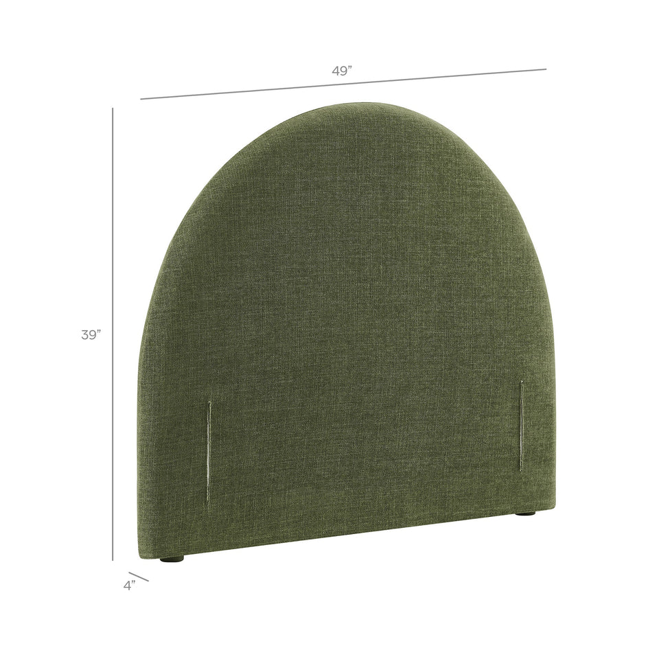 Modway Resort Queen Woven Upholstered Fabric Arched Headboard by Modway