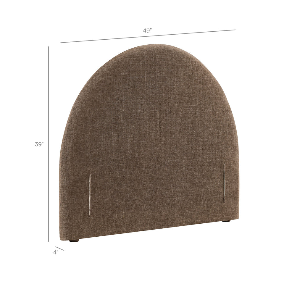 Modway Resort Queen Woven Upholstered Fabric Arched Headboard by Modway