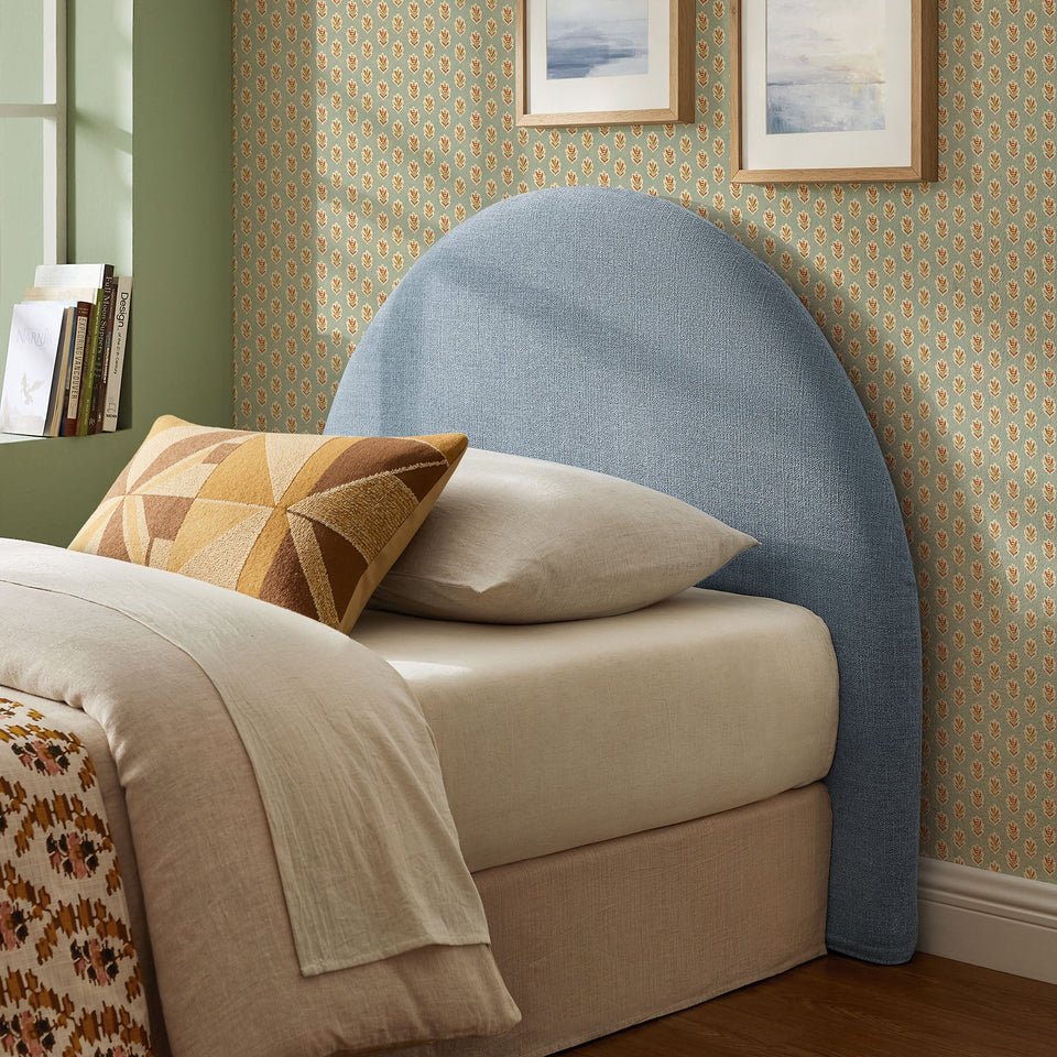 Modway Resort Queen Woven Upholstered Fabric Arched Headboard by Modway
