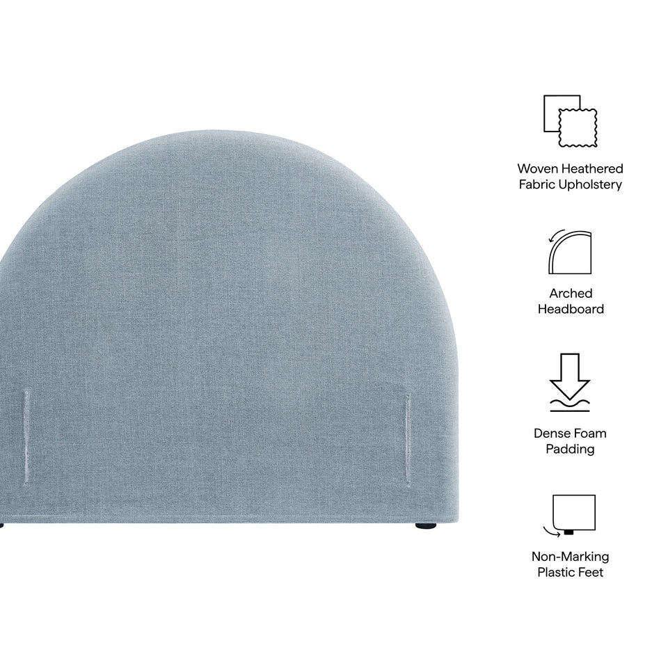 Modway Resort Queen Woven Upholstered Fabric Arched Headboard by Modway