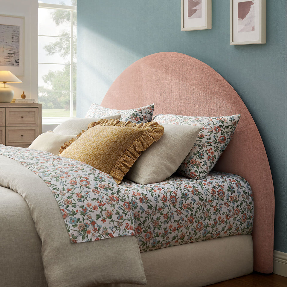 Modway Resort Queen Woven Upholstered Fabric Arched Headboard by Modway