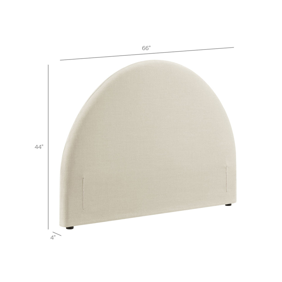 Modway Resort Queen Woven Upholstered Fabric Arched Headboard by Modway