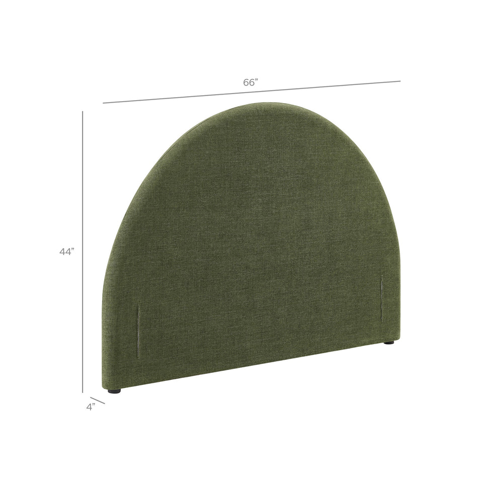 Modway Resort Queen Woven Upholstered Fabric Arched Headboard by Modway