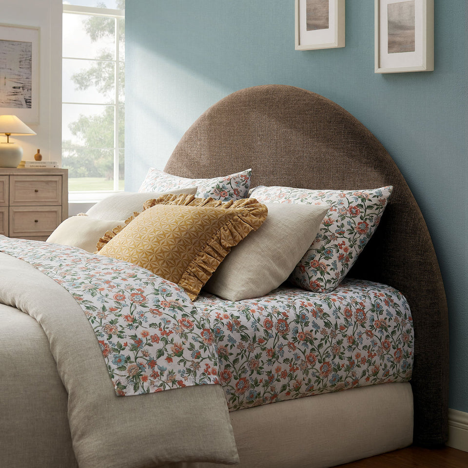 Modway Resort Queen Woven Upholstered Fabric Arched Headboard by Modway