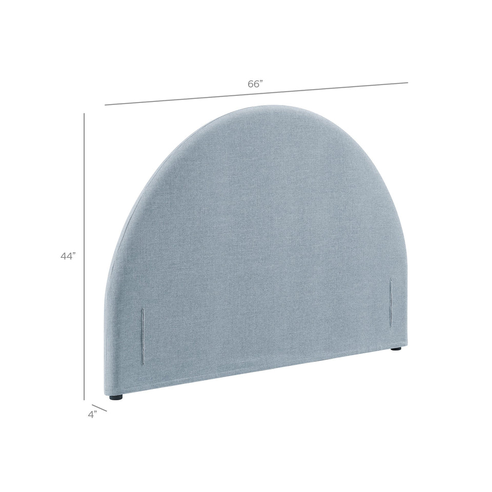 Modway Resort Queen Woven Upholstered Fabric Arched Headboard by Modway