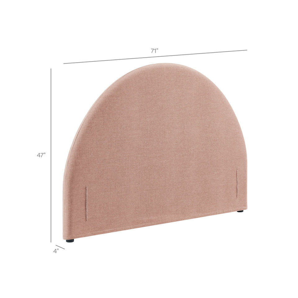 Modway Resort Queen Woven Upholstered Fabric Arched Headboard by Modway