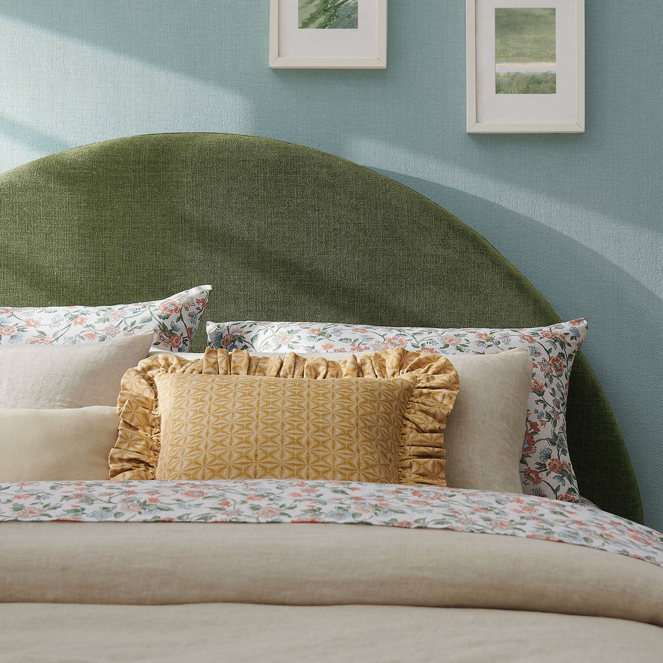 Modway Resort Queen Woven Upholstered Fabric Arched Headboard by Modway