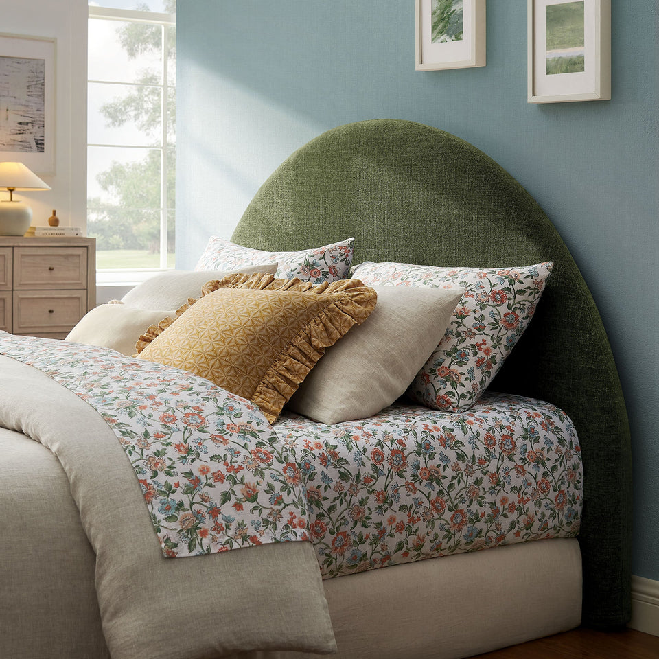 Modway Resort Queen Woven Upholstered Fabric Arched Headboard by Modway