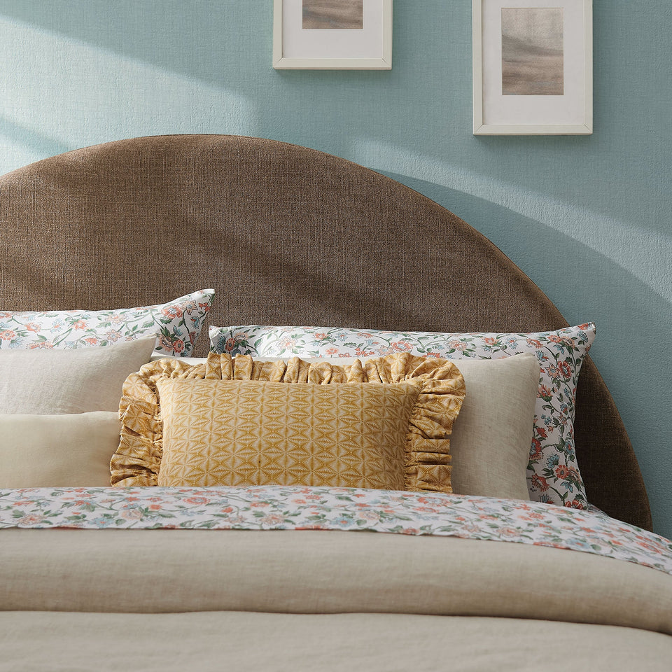 Modway Resort Queen Woven Upholstered Fabric Arched Headboard by Modway