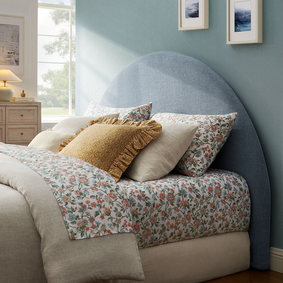 Modway Resort Queen Woven Upholstered Fabric Arched Headboard by Modway