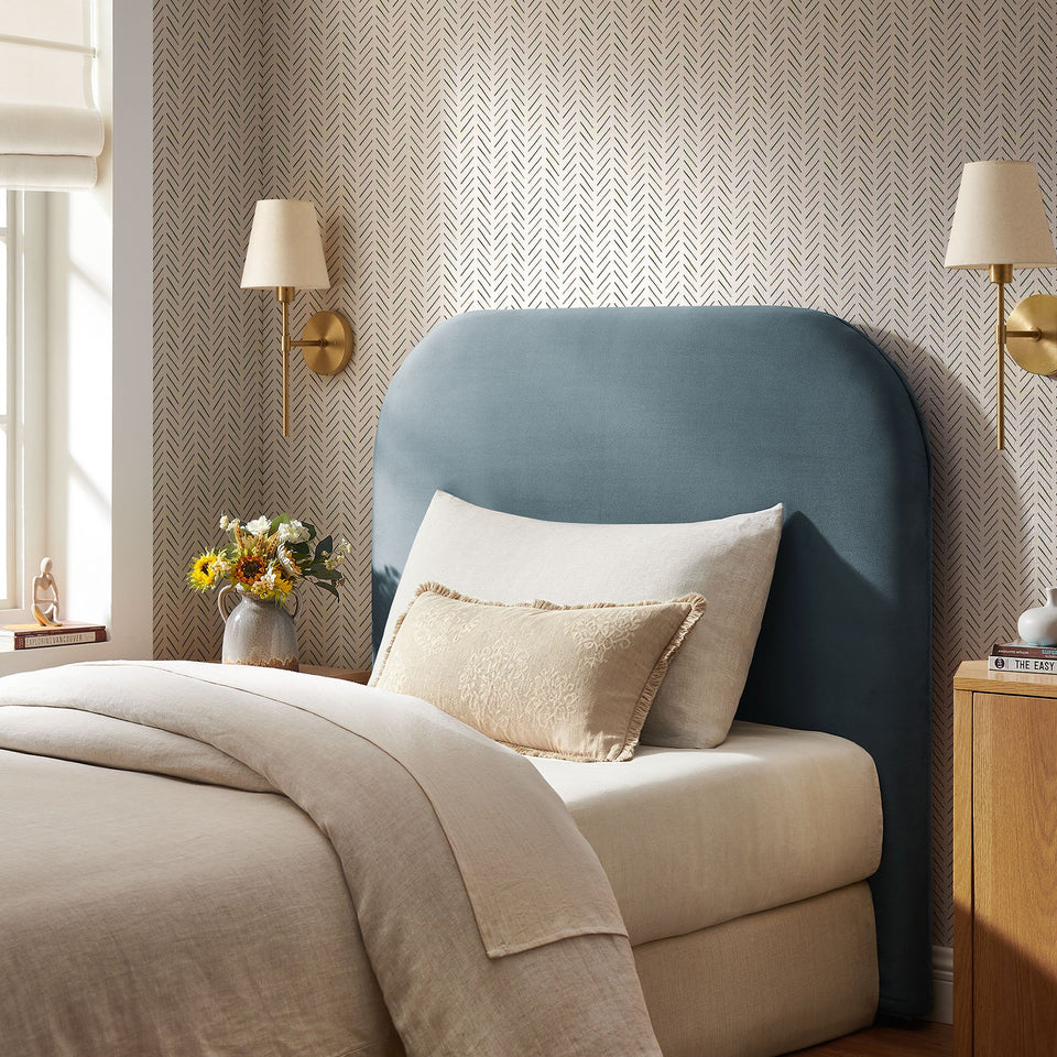 Keynote Twin Stain-Resistant Performance Velvet Headboard by Modway
