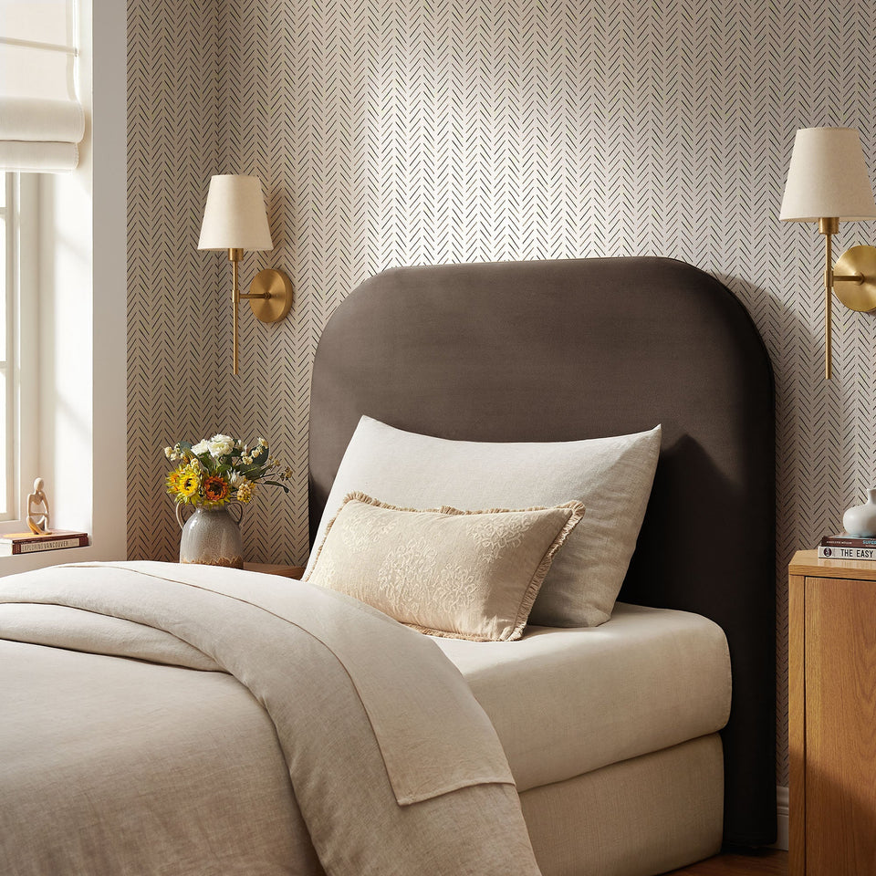 Keynote Twin Stain-Resistant Performance Velvet Headboard by Modway