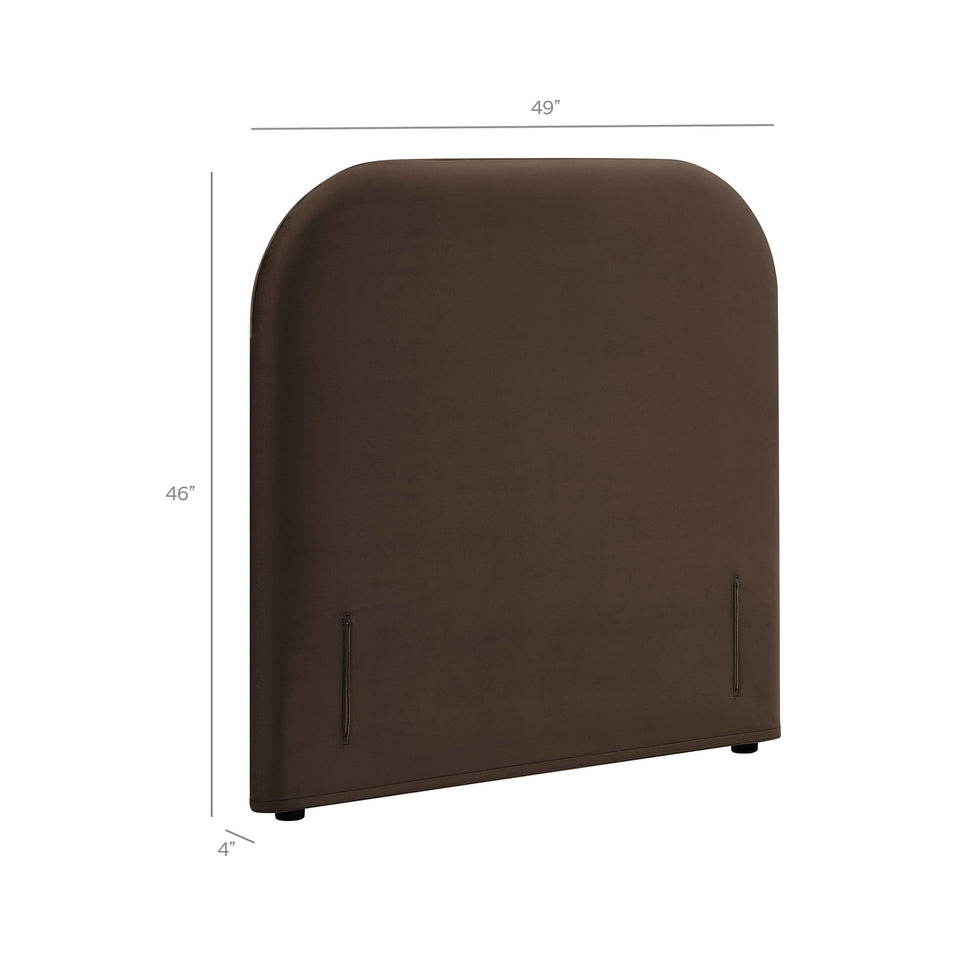 Keynote Twin Stain-Resistant Performance Velvet Headboard by Modway