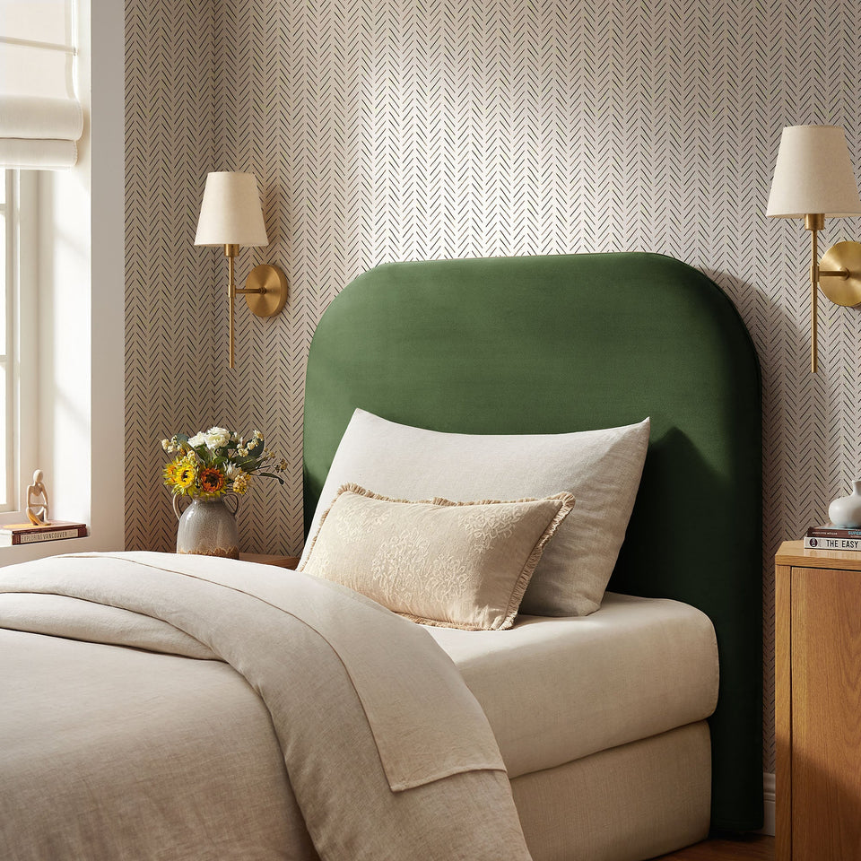 Keynote Twin Stain-Resistant Performance Velvet Headboard by Modway