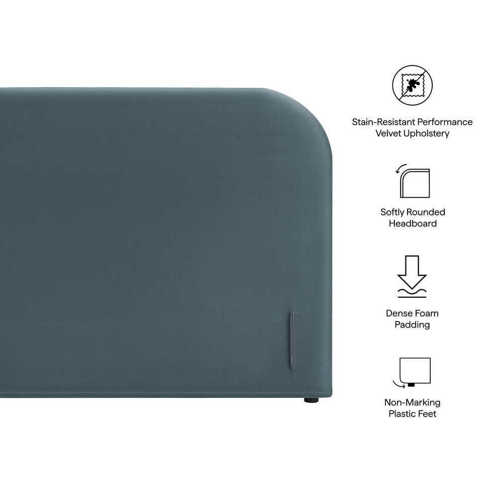 Keynote King Size Stain-Resistant Performance Velvet Headboard by Modway