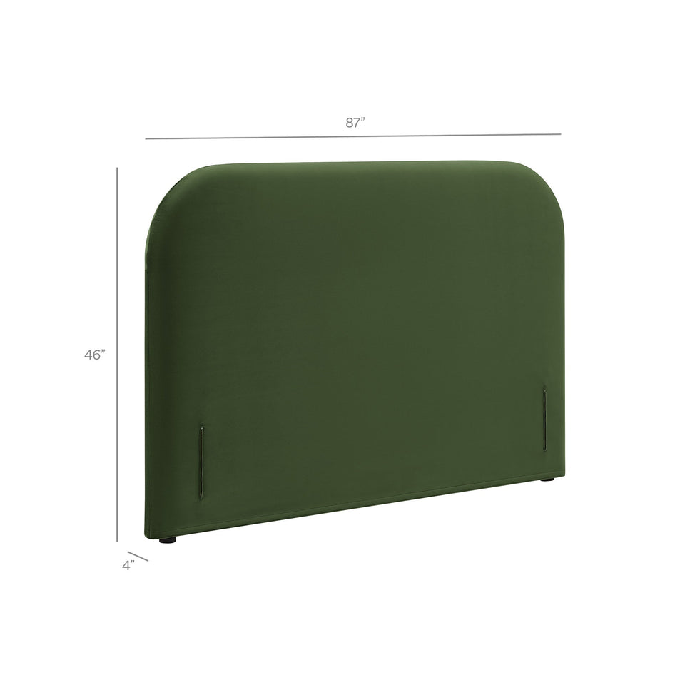 Keynote King Size Stain-Resistant Performance Velvet Headboard by Modway