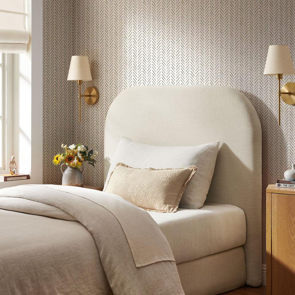 Keynote Twin Size Upholstered Fabric Headboard by Modway