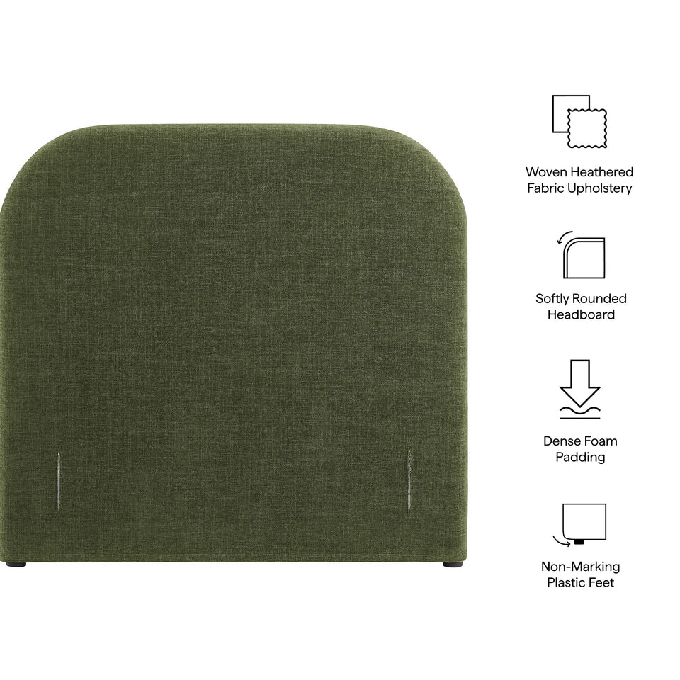 Keynote Twin Size Upholstered Fabric Headboard by Modway