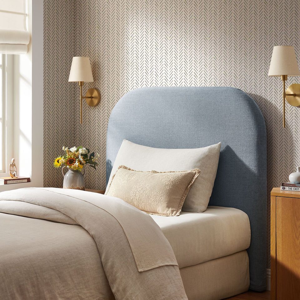 Keynote Twin Size Upholstered Fabric Headboard by Modway