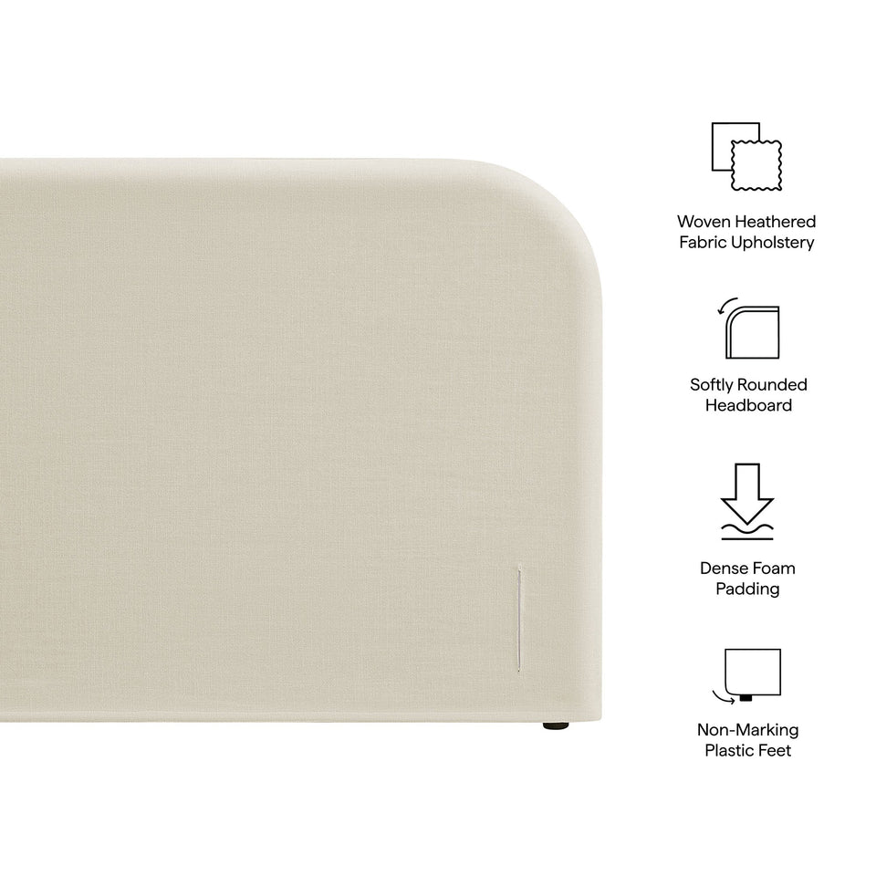 Keynote Queen Size Upholstered Fabric Headboard by Modway