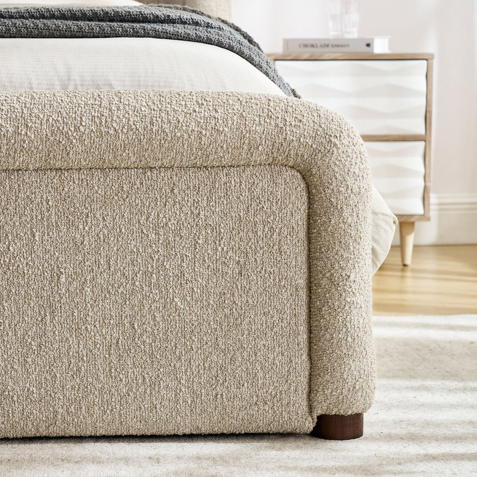 Tasmin Upholstered Fabric Platform Bed by Modway