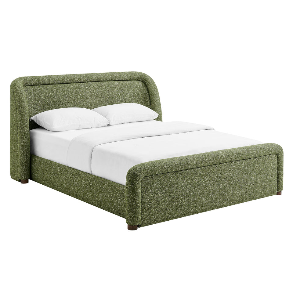Tasmin Upholstered Fabric Platform Bed by Modway